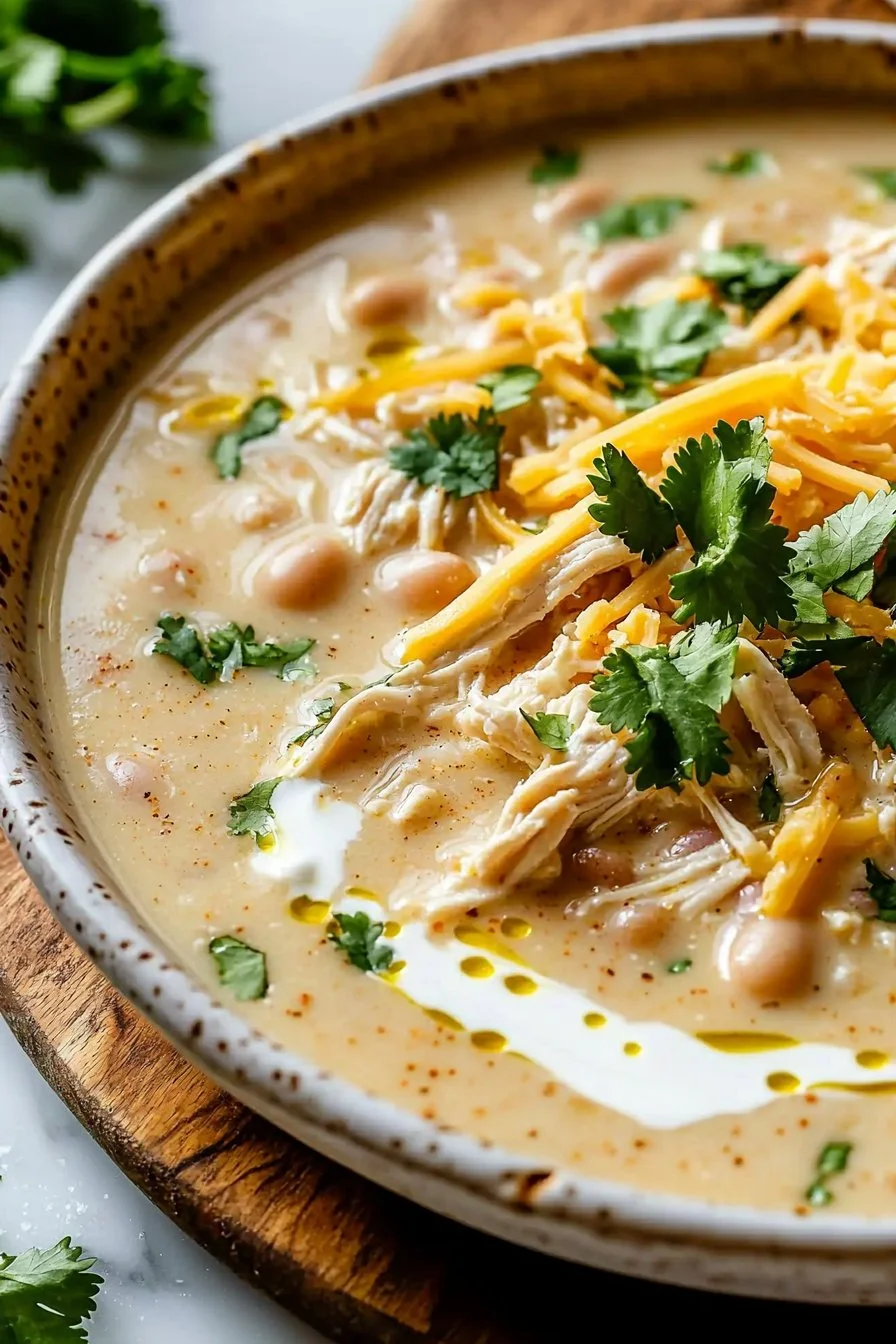 Creamy White Chicken Enchilada Soup