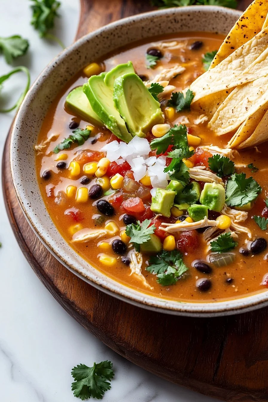 Easy Chicken Tortilla Soup