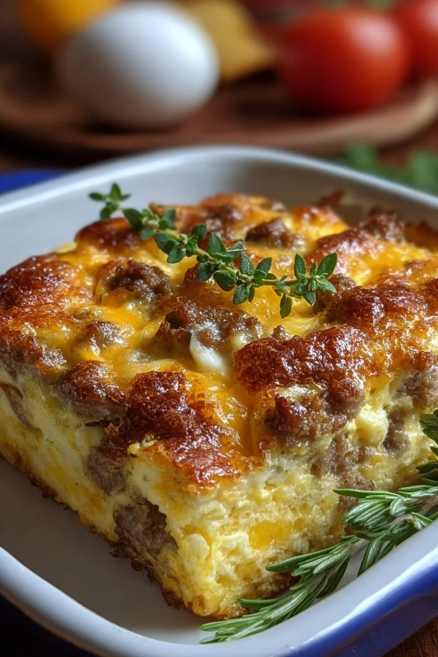 Easy Sausage and Egg Casserole