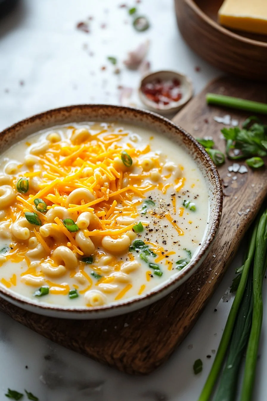 Mac and Cheese Soup