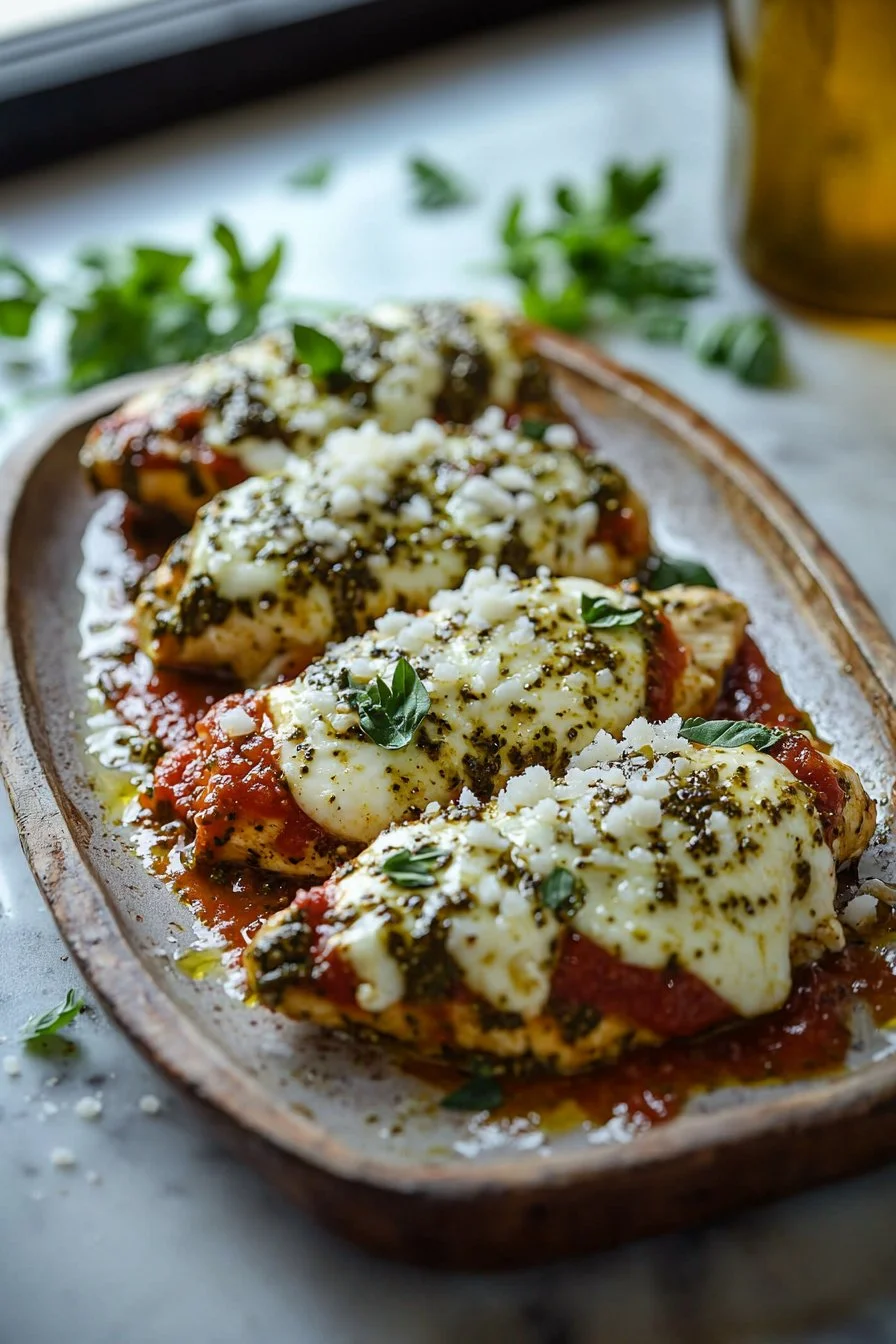 Pesto Chicken Parmesan
