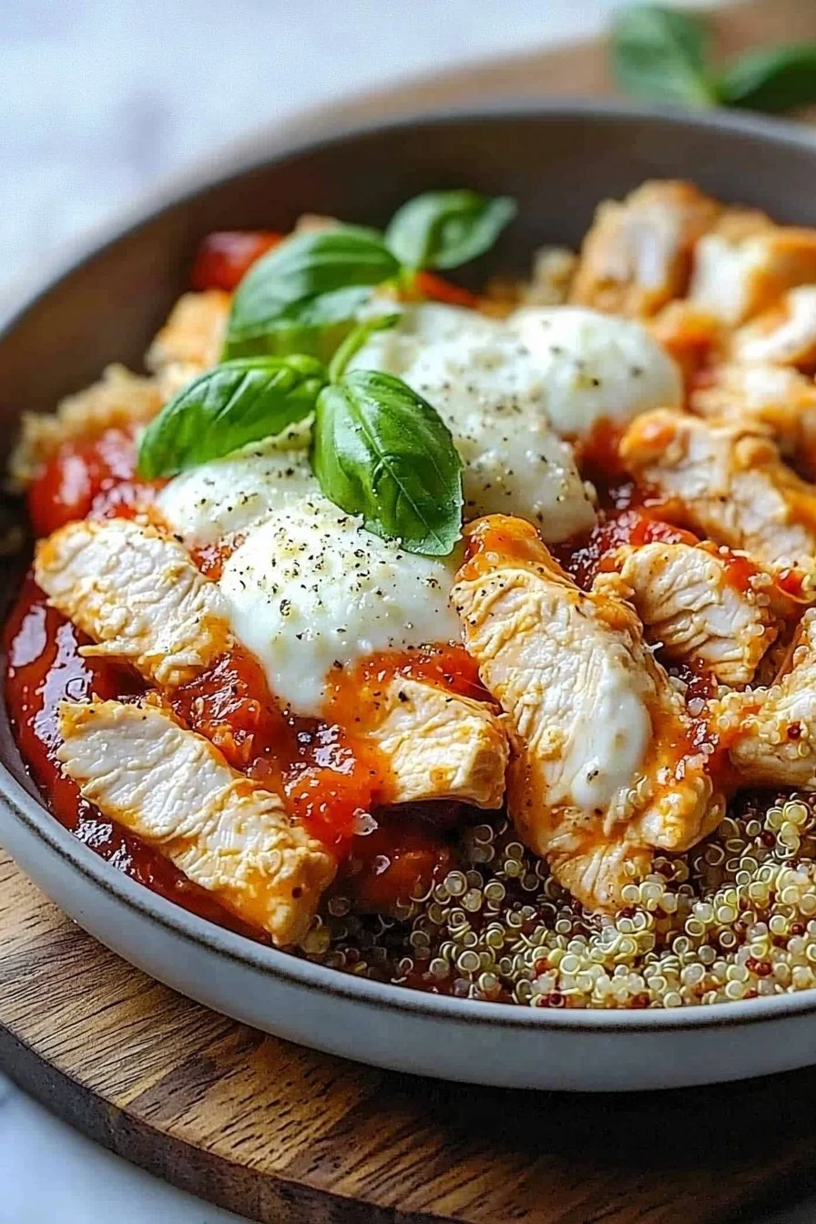 Tasty High-Protein Chicken Parm Bowl