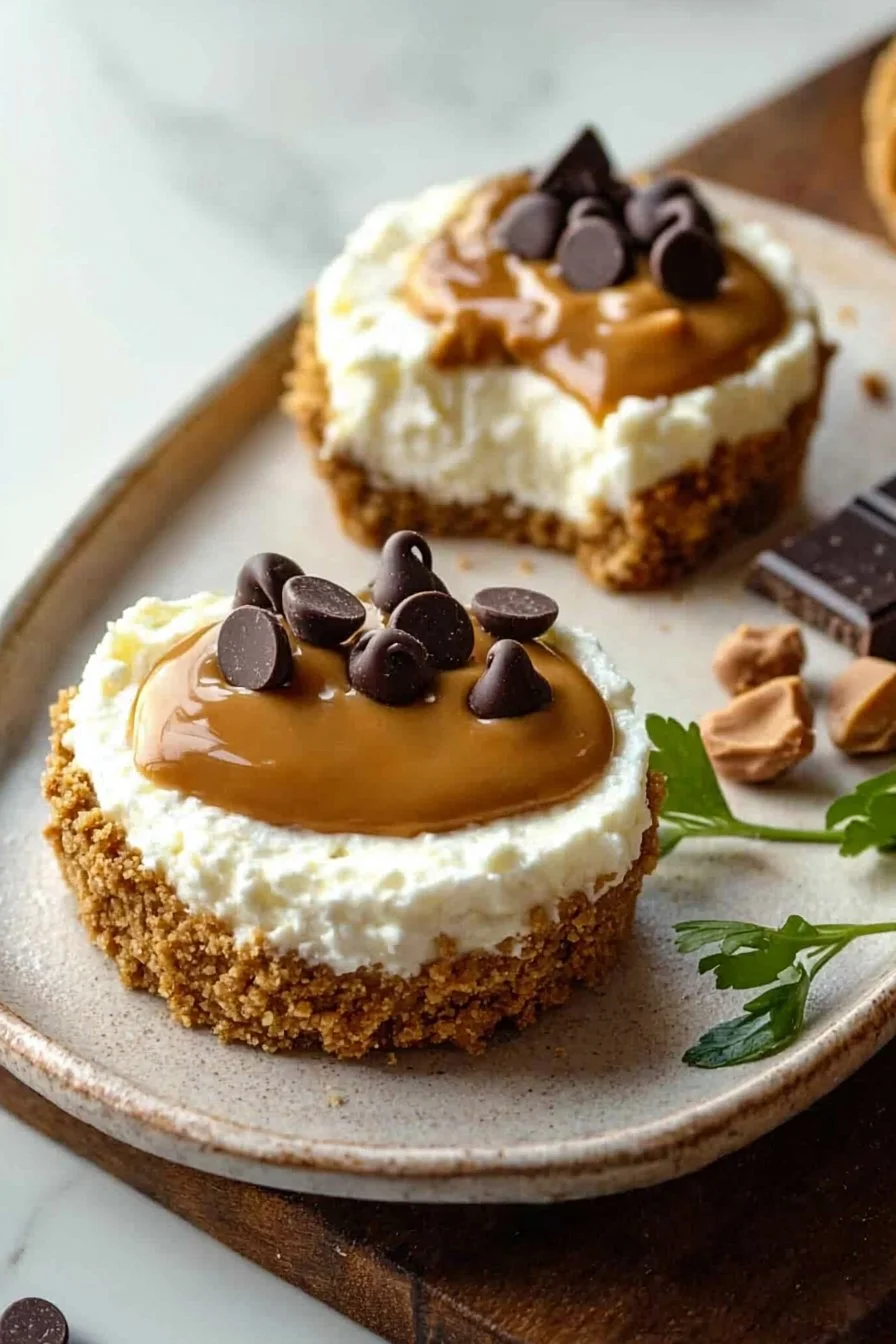 Tasty Peanut Butter Cottage Cheese Cheesecakes