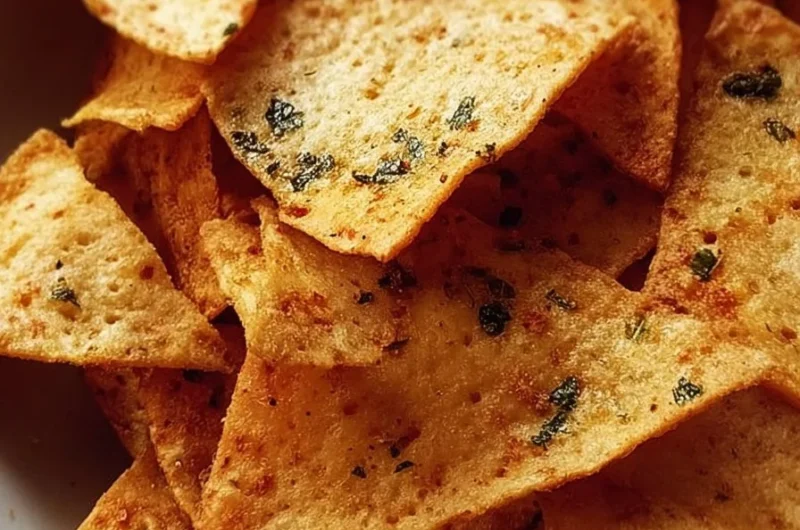 A variety of delicious chickpea chips displayed in a bowl