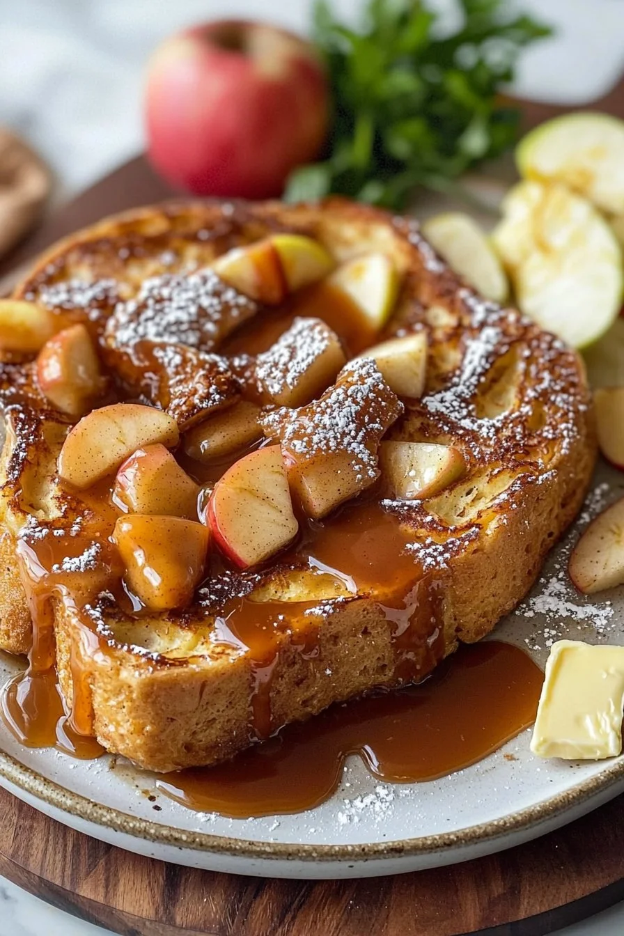 Caramel Apple French Toast Bake