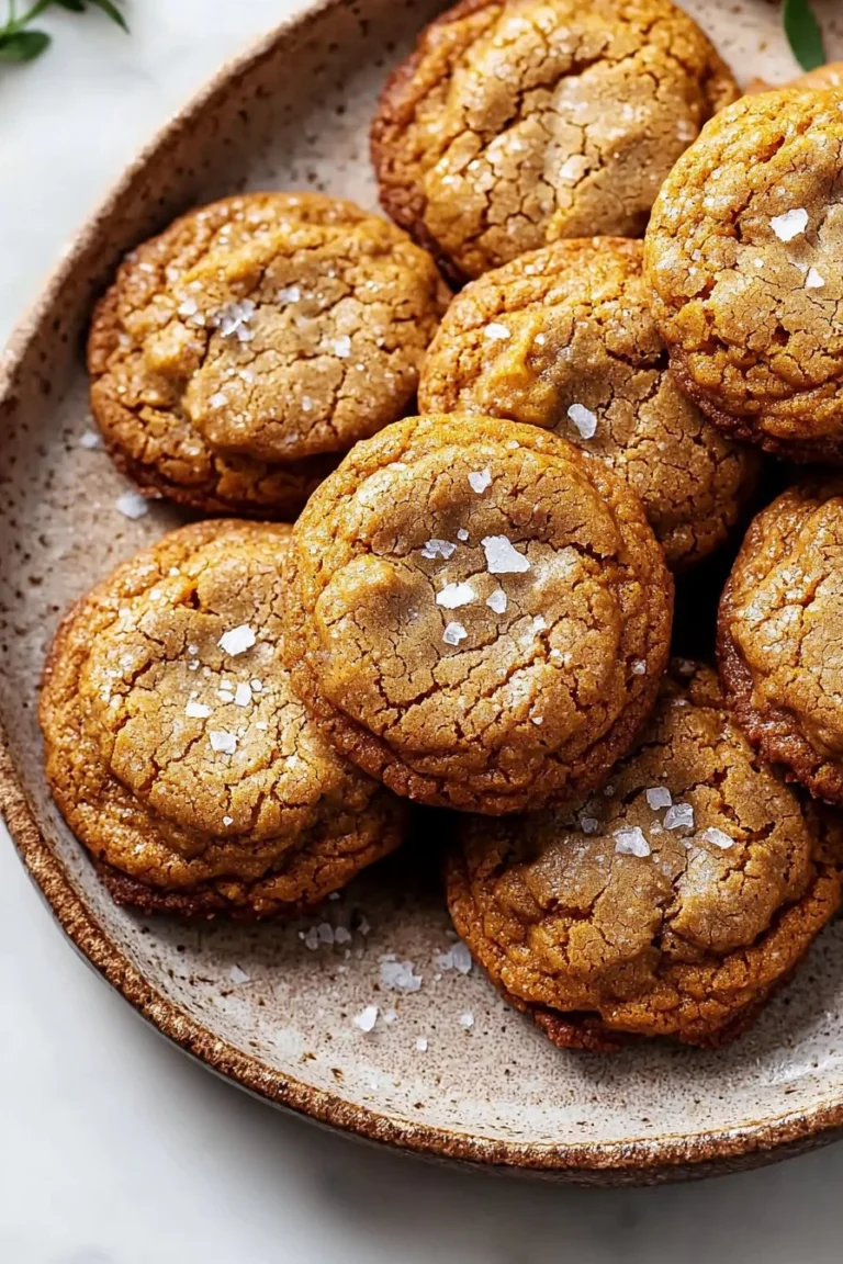 Chai spiced pumpkin cookies baked fresh, showcasing a soft and chewy texture.