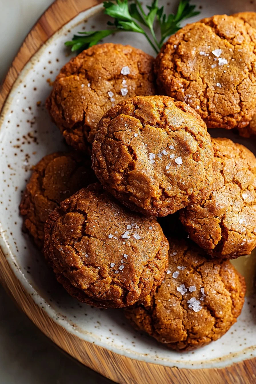 Chewy Chai Spiced Pumpkin Cookies