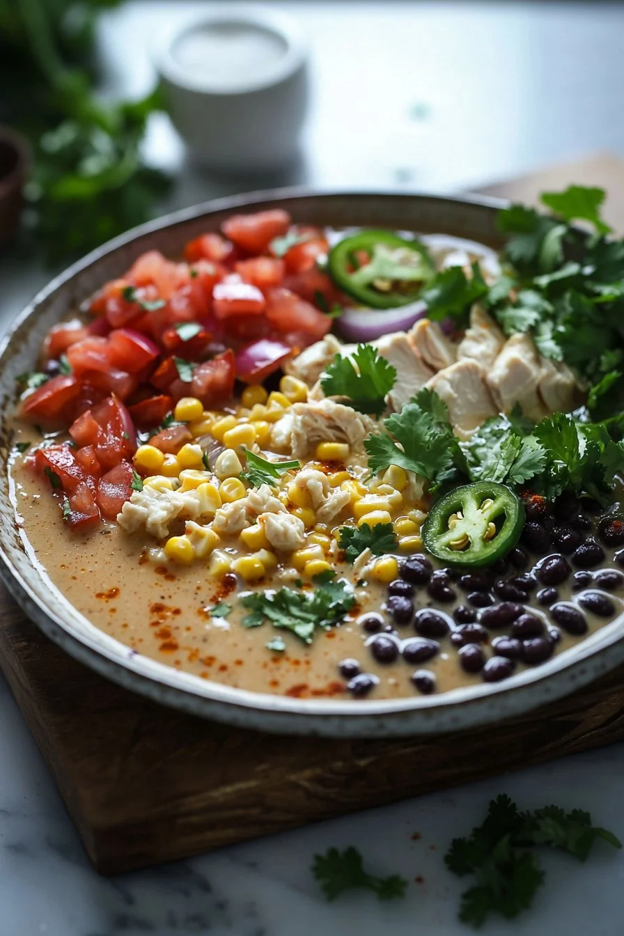 Chicken Queso Soup