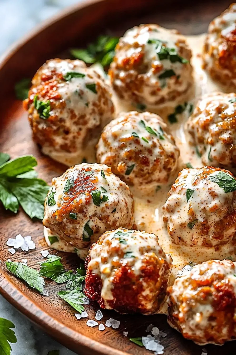 Creamy Marry Me Chicken Meatballs