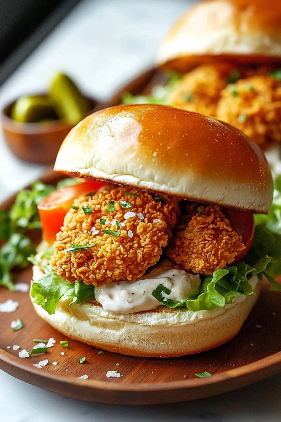 Crispy Fried Chicken Sliders