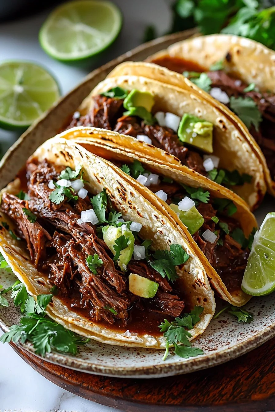 Crockpot Chipotle Pot Roast Tacos