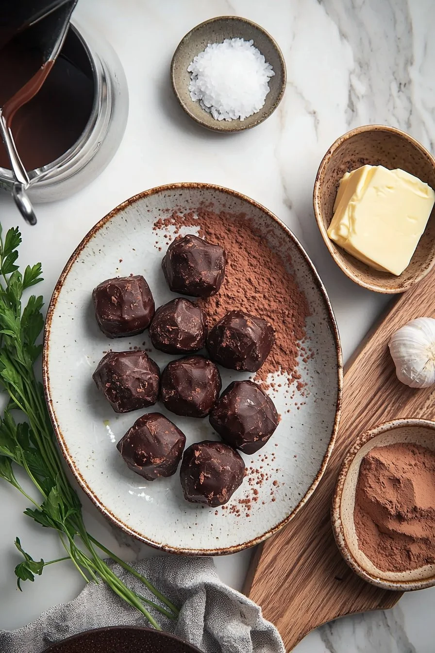 Dark Chocolate Truffles
