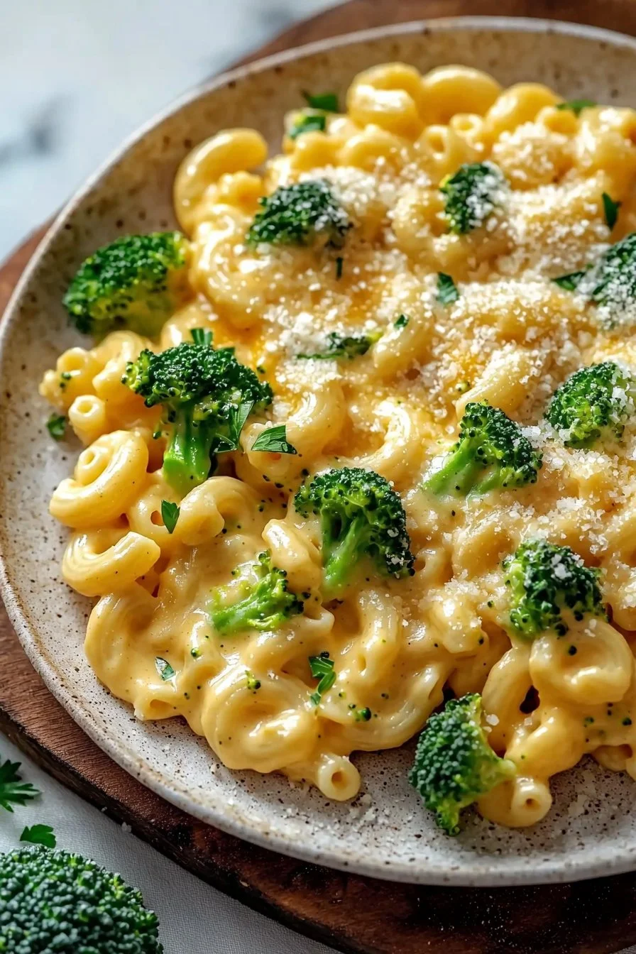 Easy Broccoli Mac and Cheese