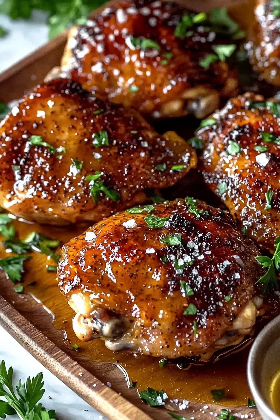 Easy Honey Mustard Chicken Thighs
