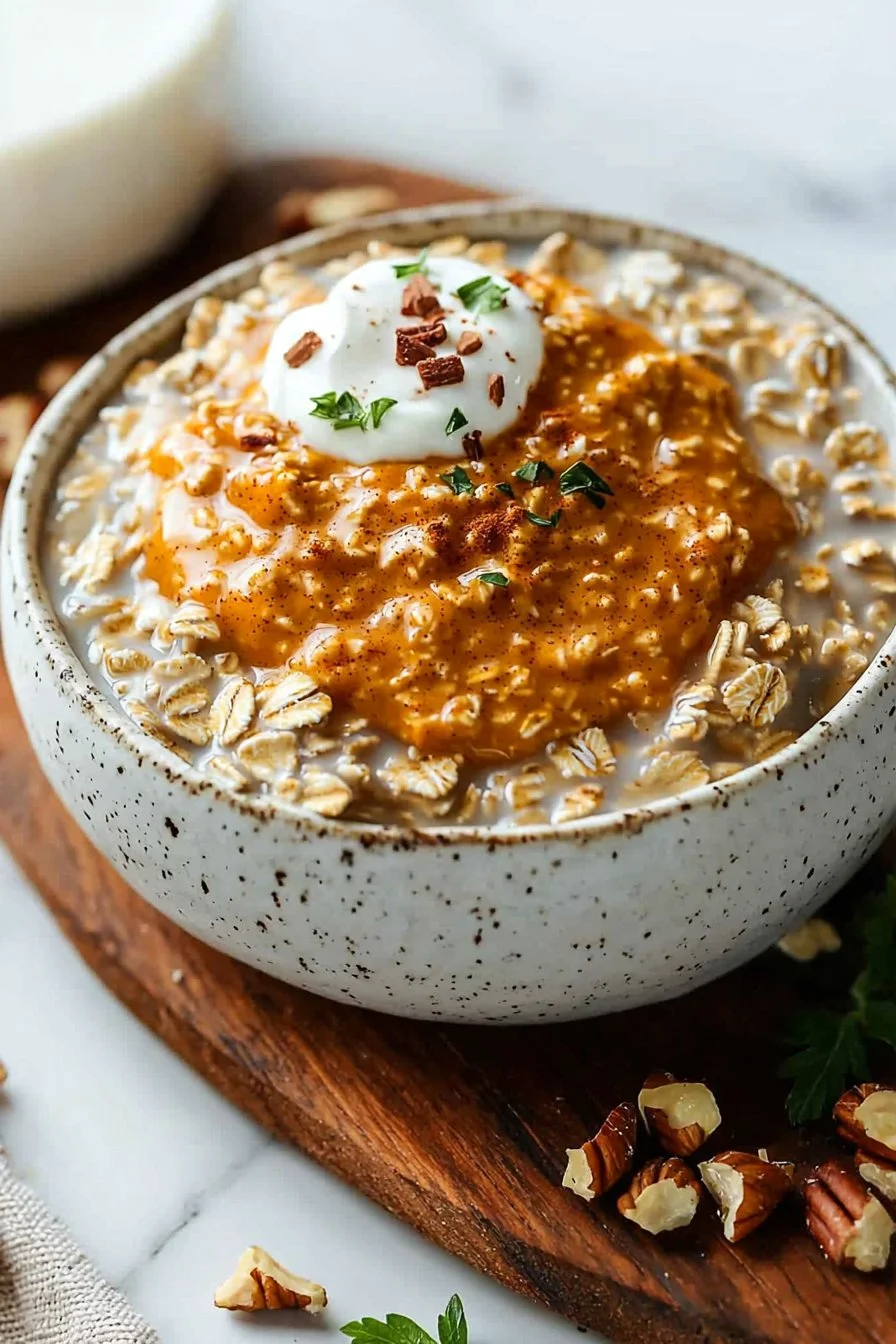 Easy Pumpkin Spice Overnight Oats