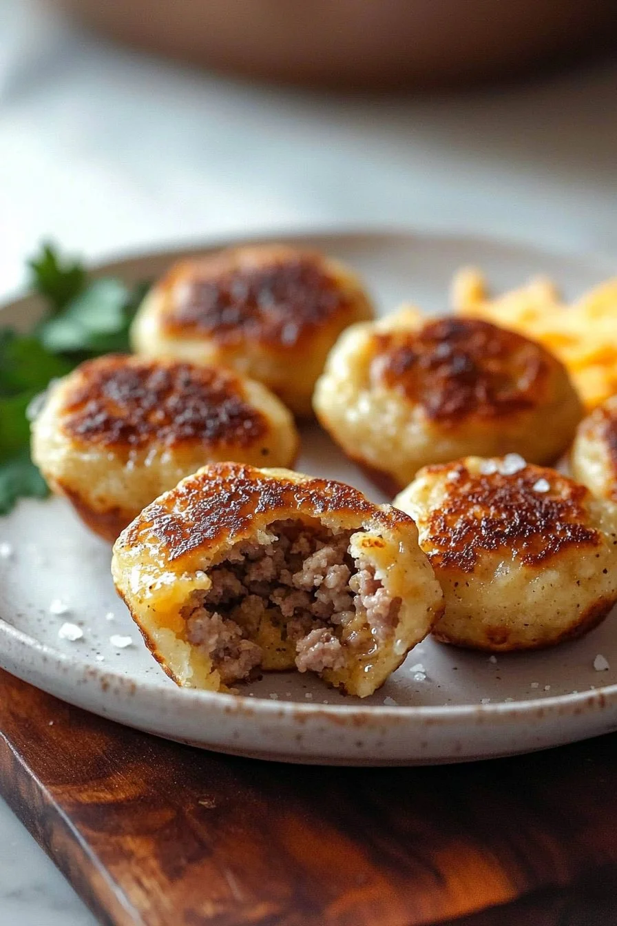 Easy Sausage Pancake Bites