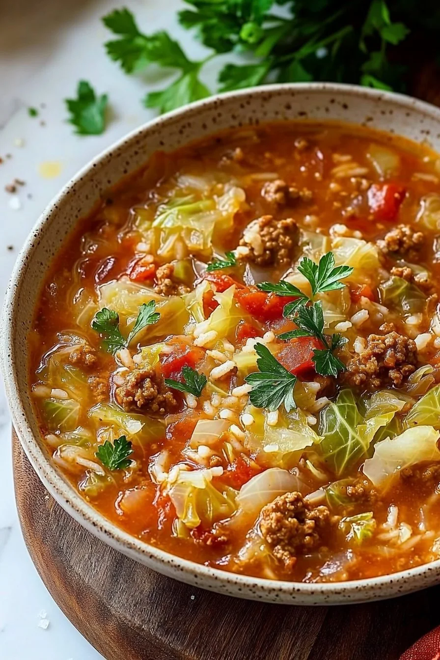 Easy Stuffed Cabbage Soup