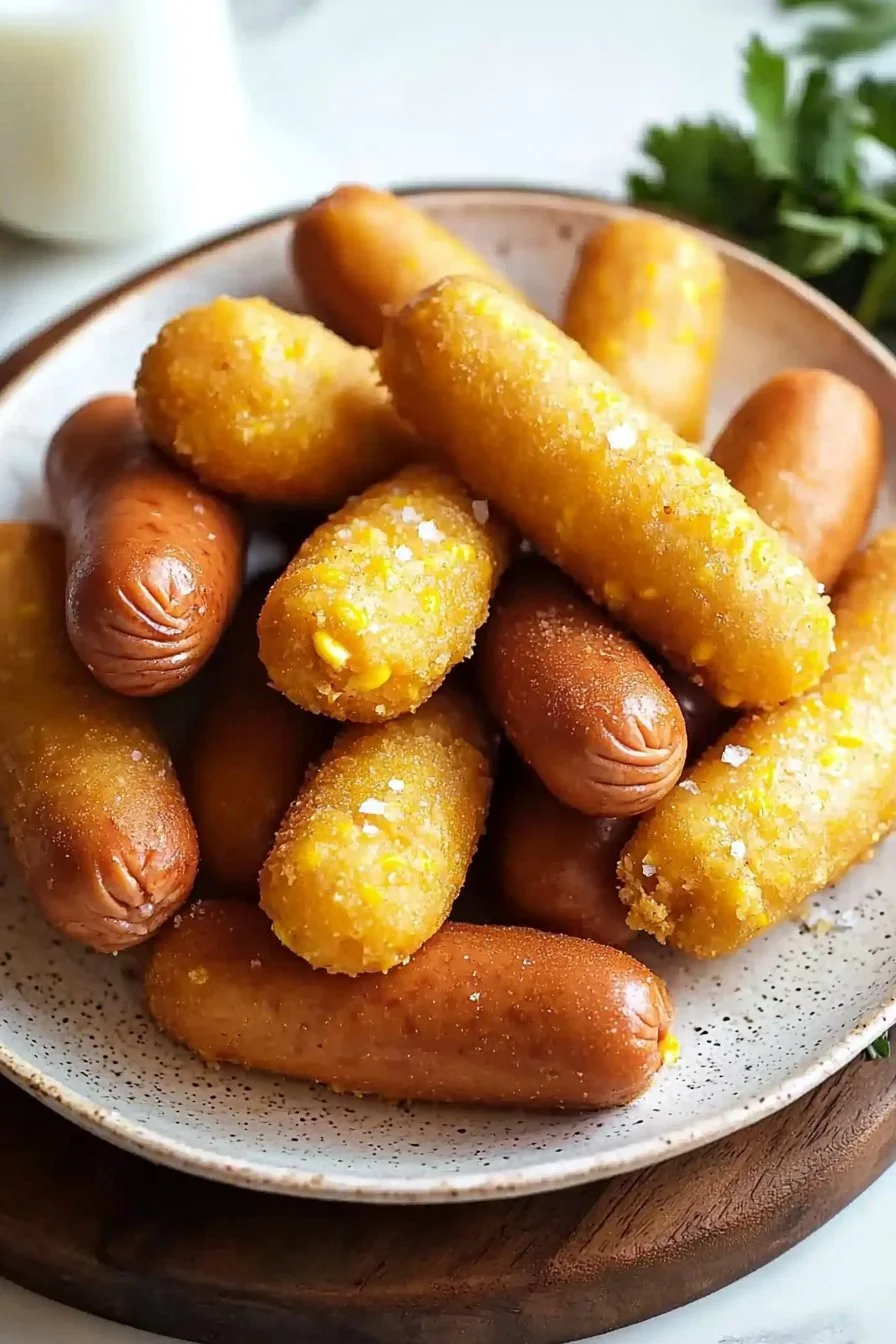 Homemade Mini Corn Dogs