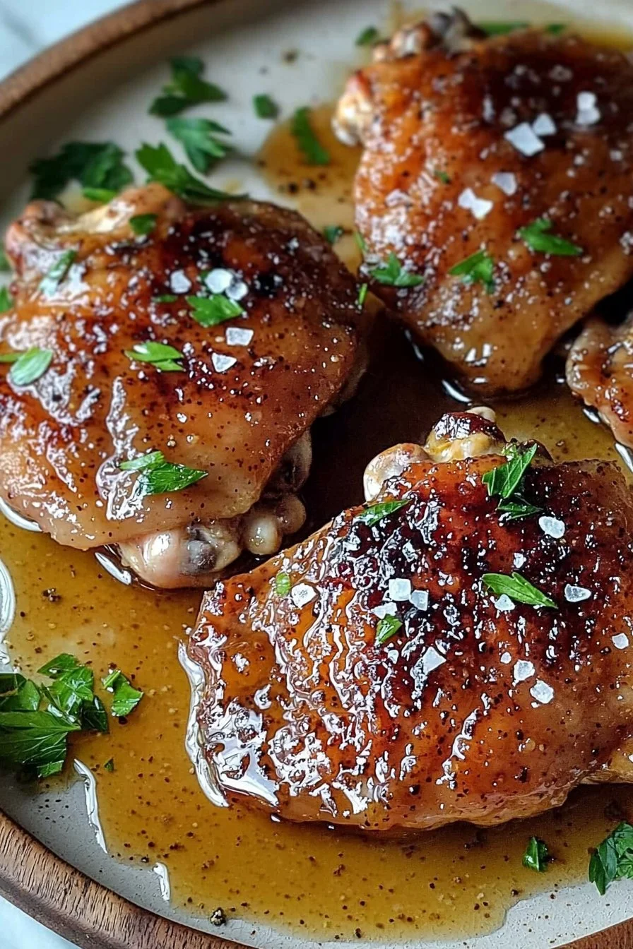 Honey Mustard Chicken Thighs