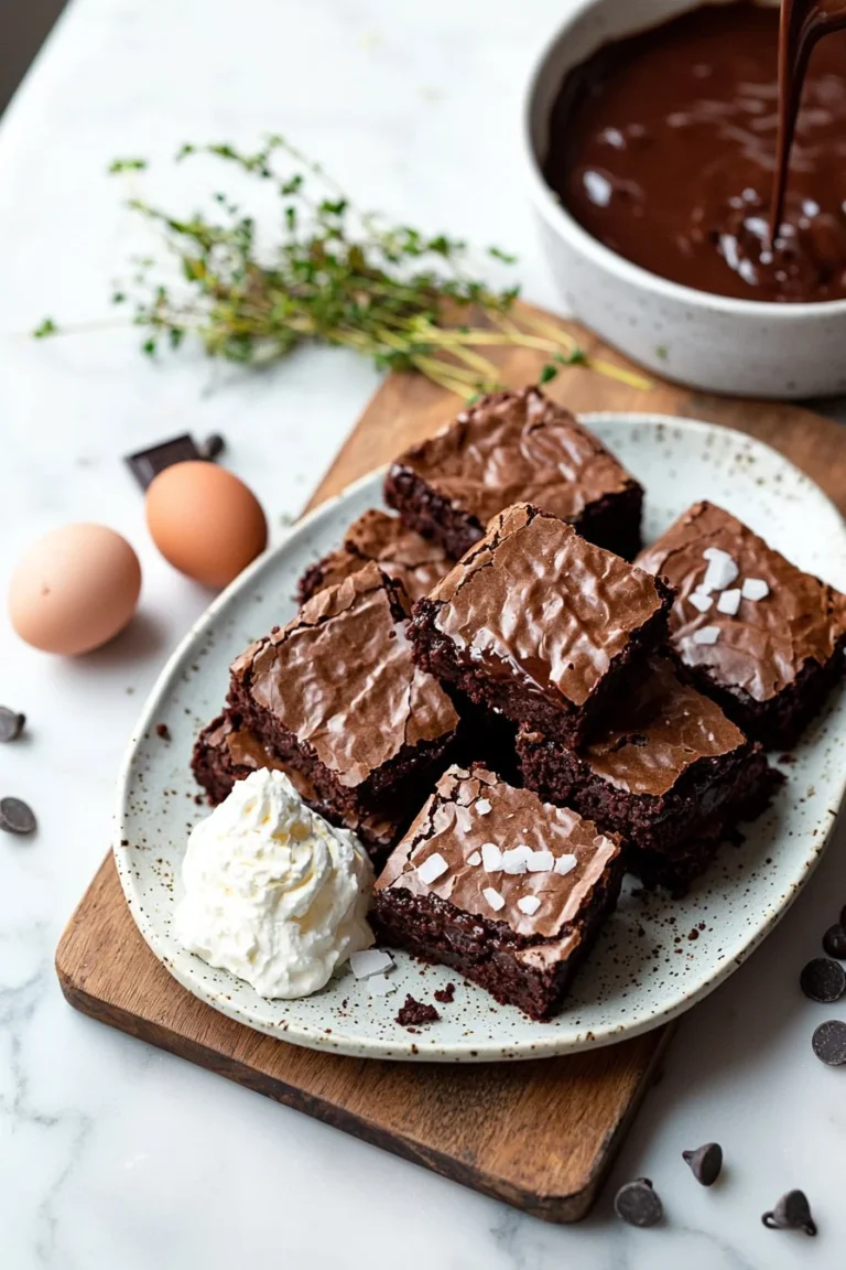 Delicious hot fudge cheesecake brownies with a creamy layer and chocolate topping.