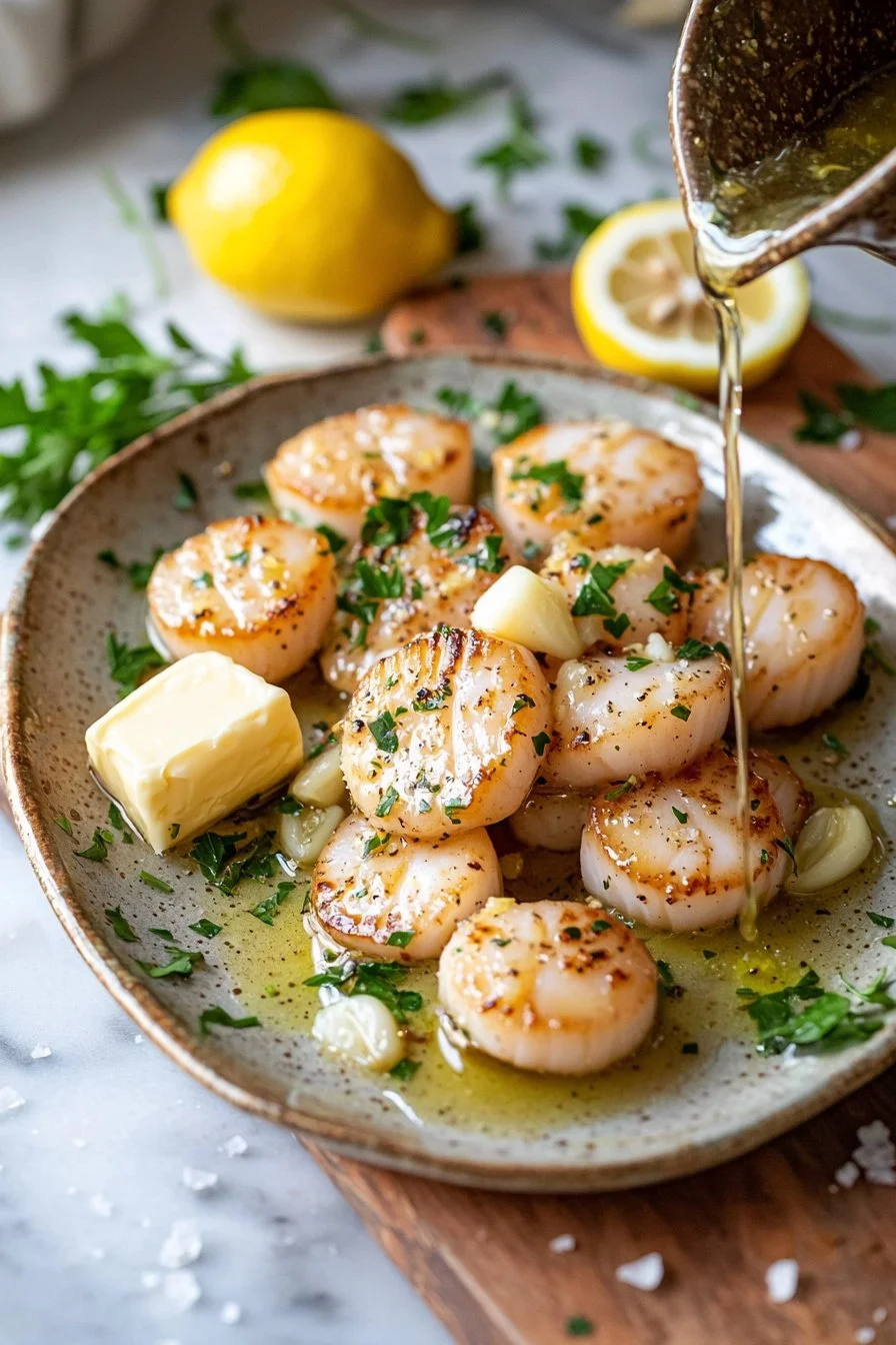 Lemon Butter Scallops
