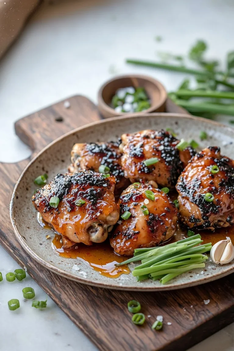 Delicious Sweet and Spicy Chicken dish served with colorful vegetables