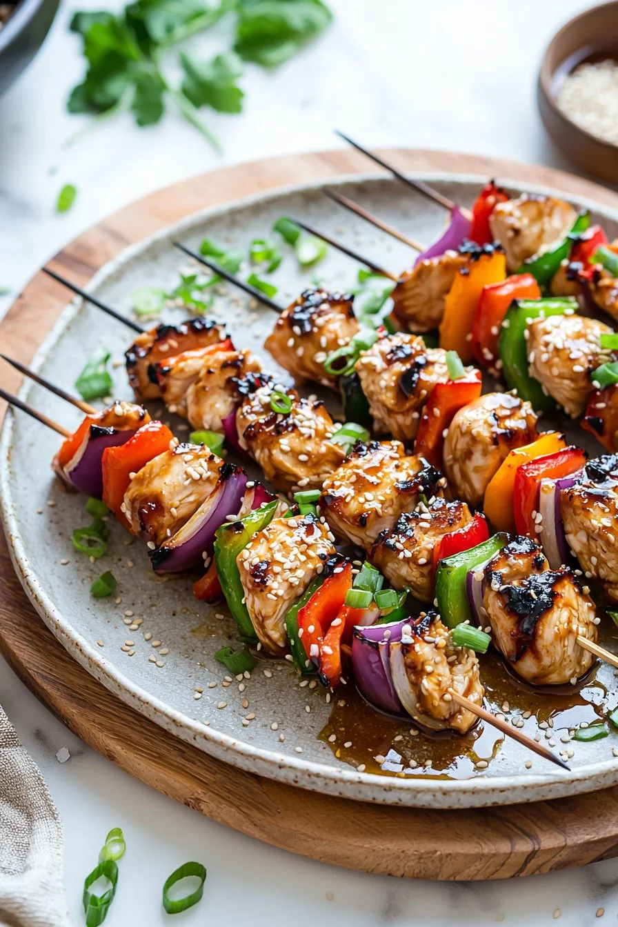 Teriyaki Chicken Skewers