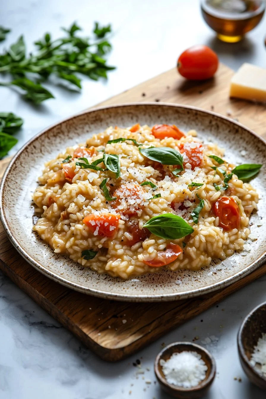 Tomato-Basil Risotto