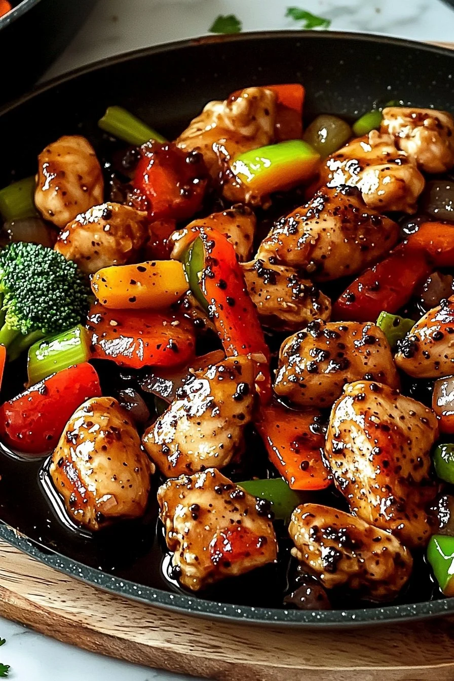 Black Pepper Chicken (One-Pan)