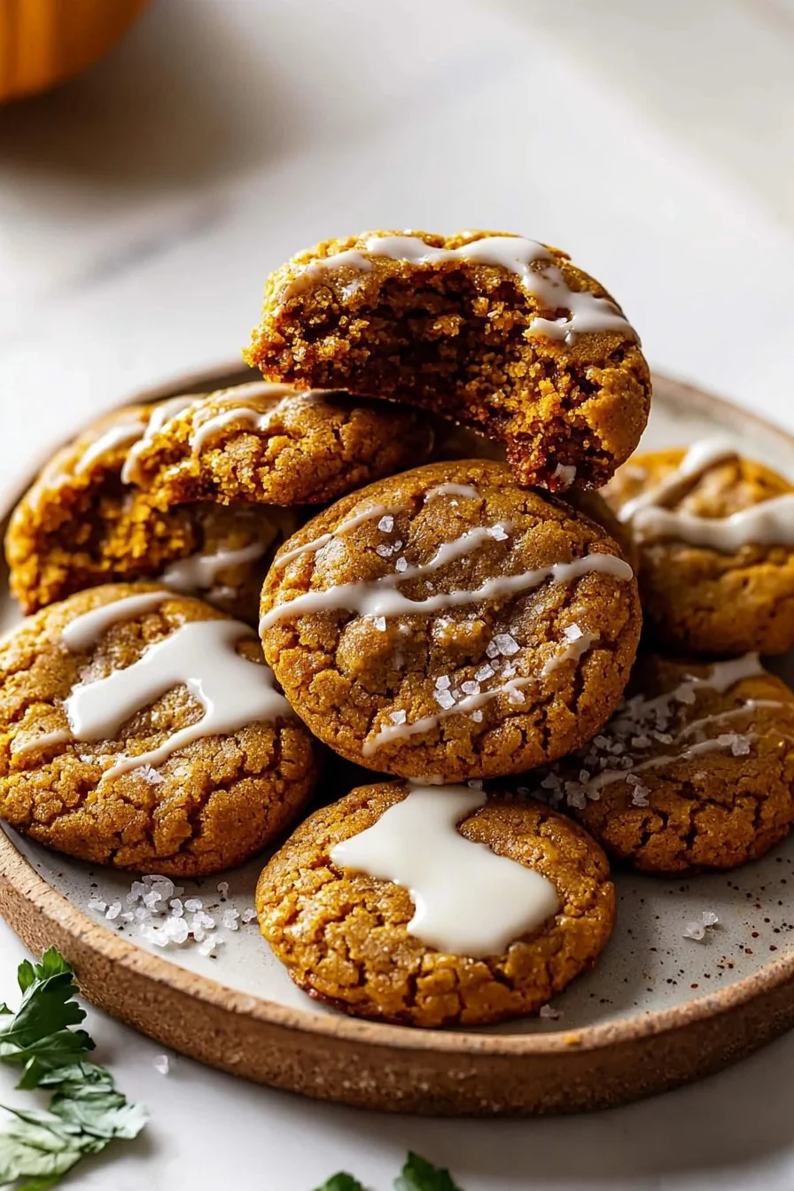 Soft Chai Spiced Pumpkin Cookies