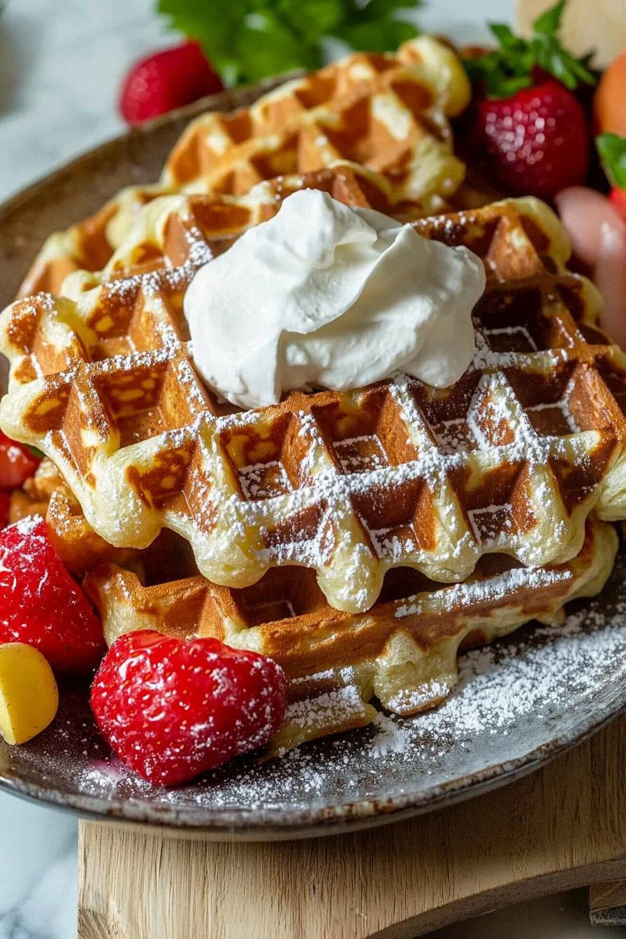 South Korean Croffles (Croissant Waffles)