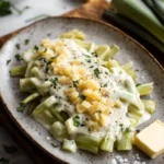 Cheesy Creamed Leeks