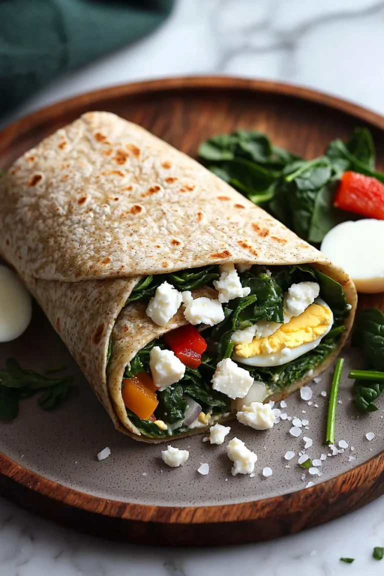 Healthy Starbucks spinach feta wrap with fresh ingredients and wholesome flavors