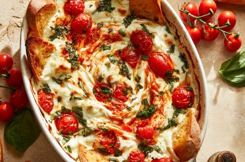 Caprese Dip: The New Year's Eve Appetizer Everyone Grabs First