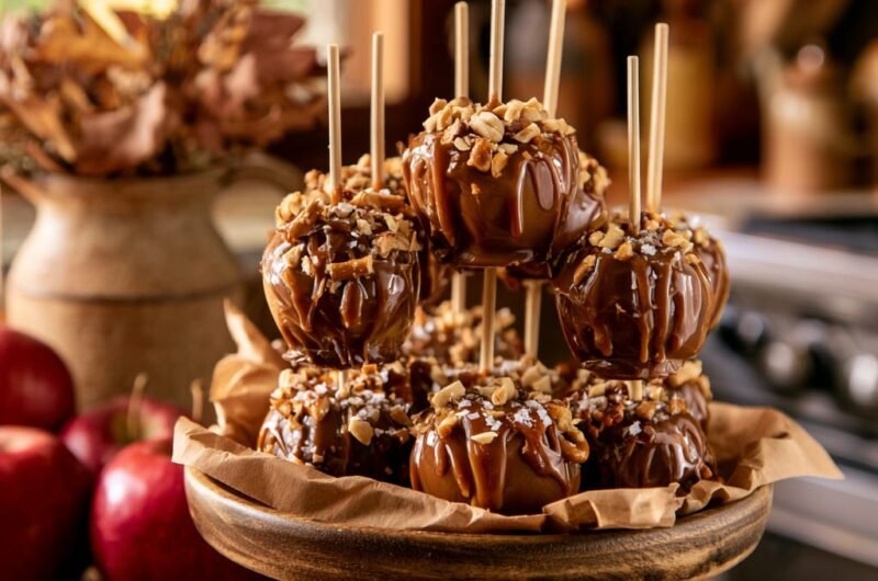 Caramel Apple Bar Bites for Your Fall Dessert Table