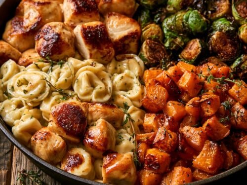 Chicken Tortellini with Roasted Butternut Squash