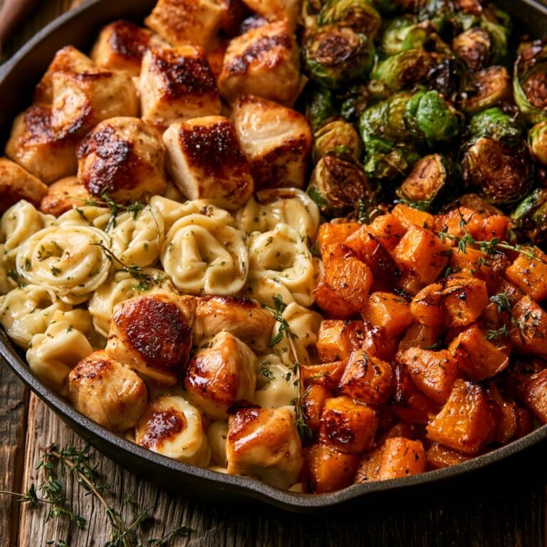 Chicken Tortellini with Roasted Butternut Squash