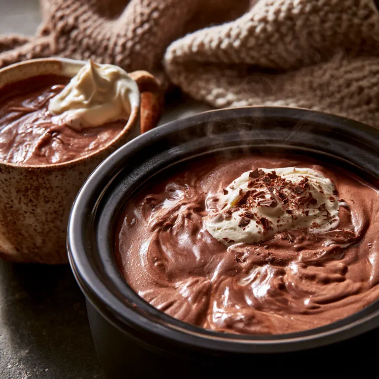 Creamy Crockpot Hot Chocolate | Cozy Family Treat