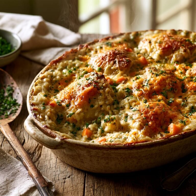 Dump and Bake Chicken Rice Casserole, No Stirring Needed