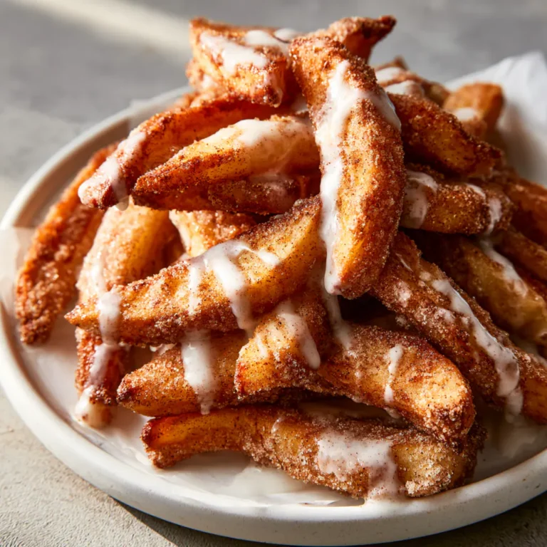 Easy Air Fryer Apple Fries Snack | Quick Fall Treat