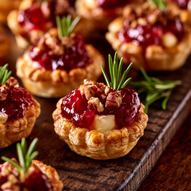 Easy Cranberry Brie Bites | Thanksgiving Appetizers