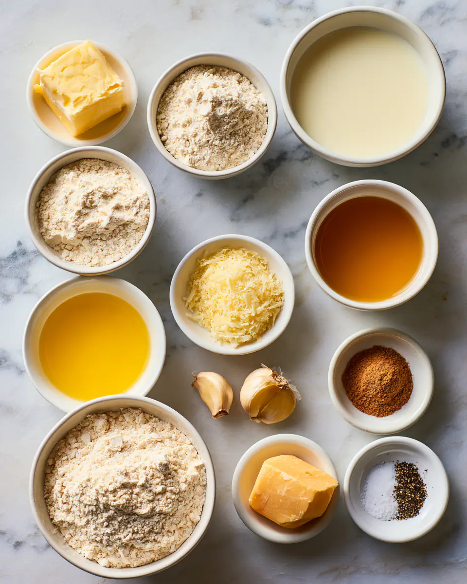 Ingredients for Easy Cream Sauce Recipe | Creamy Base for Any Dinner