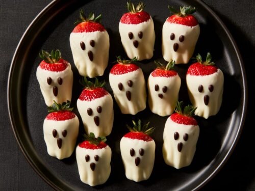 Easy Halloween Ghost Strawberries | Fun Party Snack