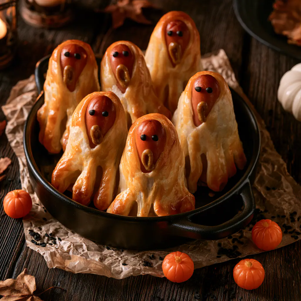 Easy Hot Dog Ghosts | Spooky Halloween Dinner