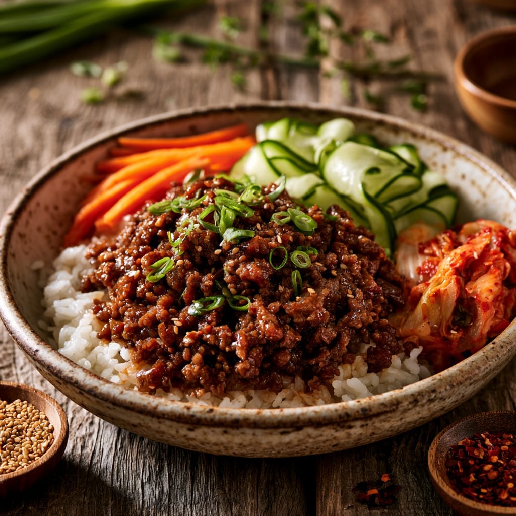 Easy Korean Ground Beef Bowl | Weeknight Dinner Win