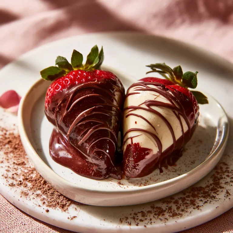 Easy Valentines Day Chocolate Strawberries | Sweet Dessert for Two