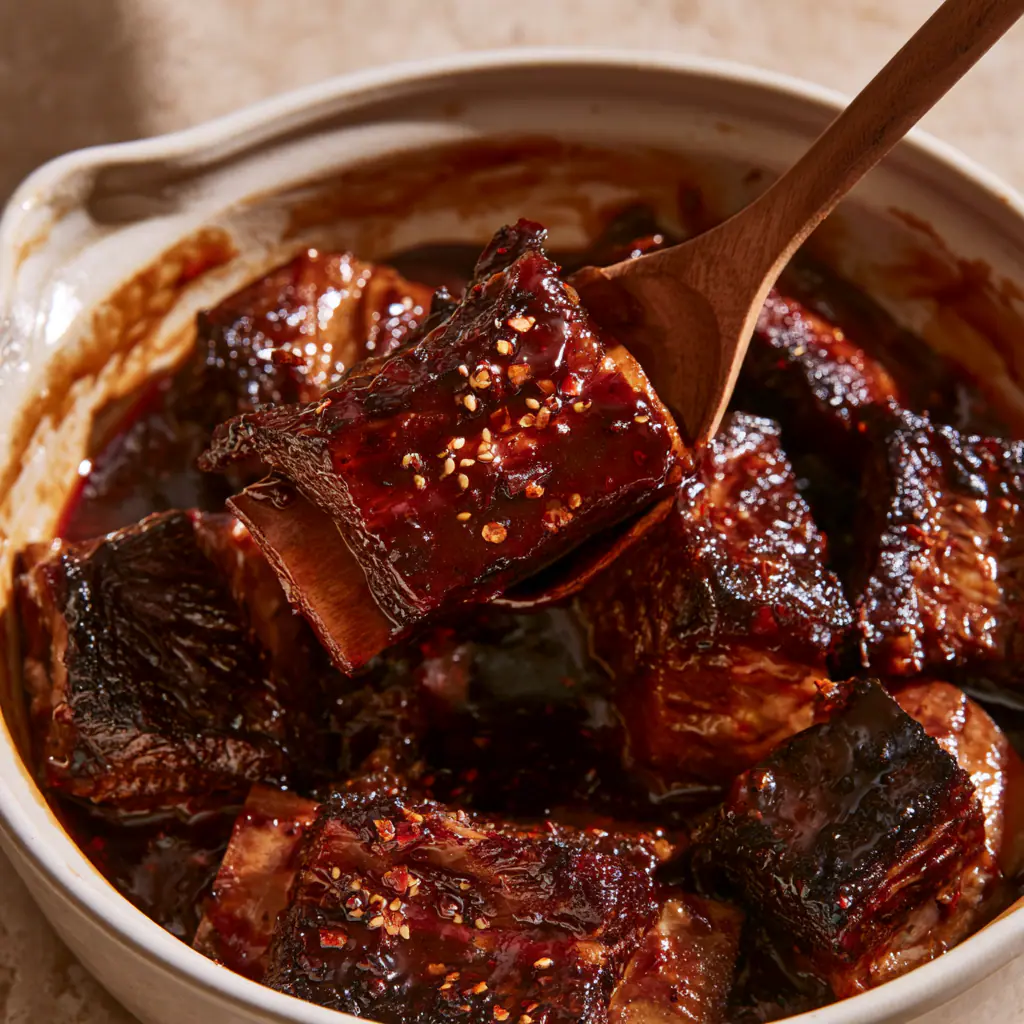 Korean Style Beef Ribs | Cozy Weeknight Dinner