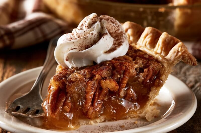 Pecan Pie with a Buttery Flaky Crust