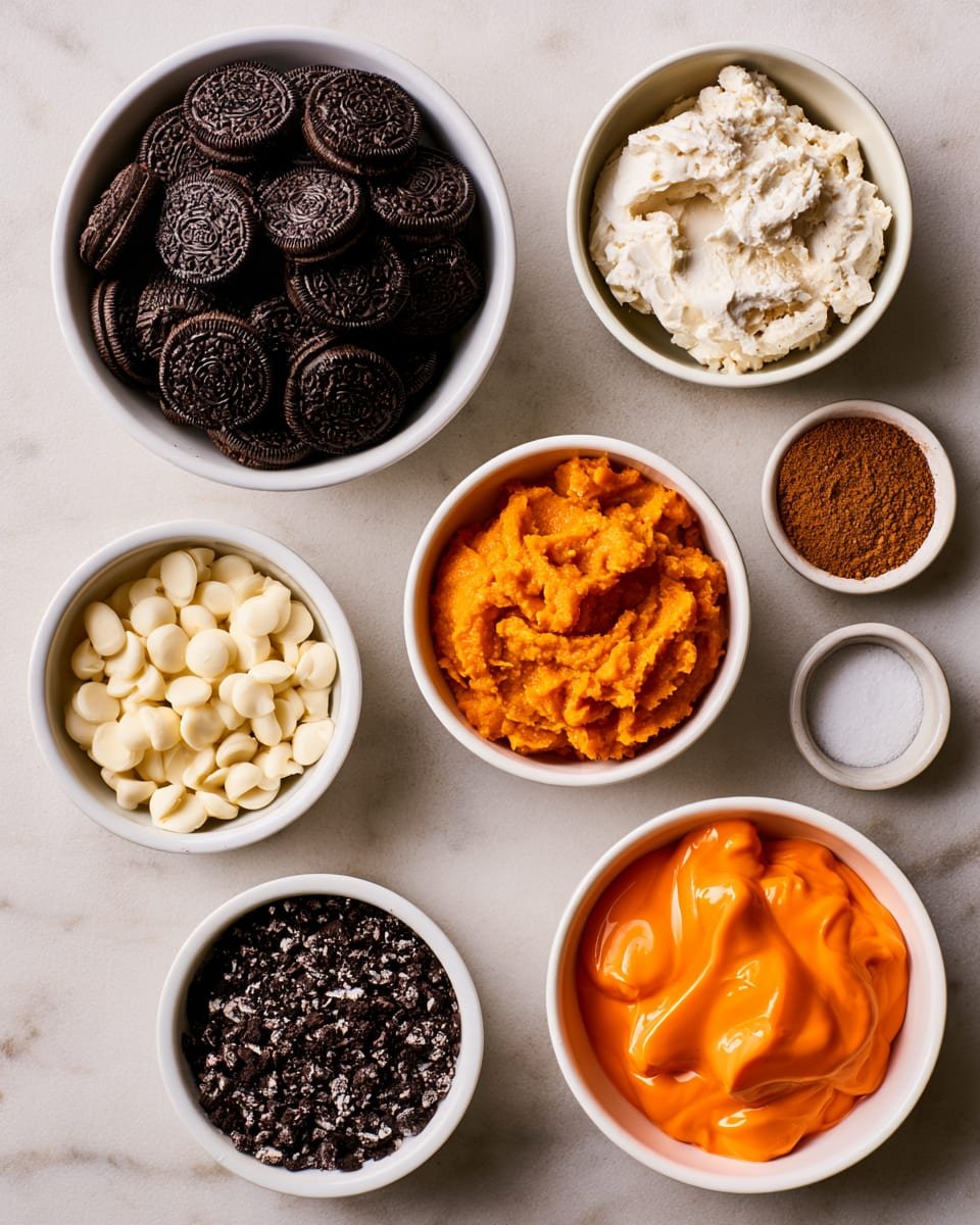 Ingredients for Pumpkin Oreo Balls: Easy Halloween Treats No One Can Resist