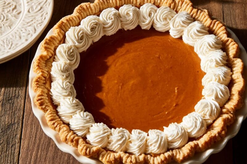 Pumpkin Pie With a Silky Custard Center